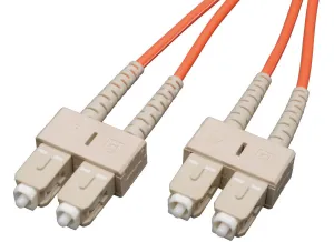 1-Meter 62/125 Fiber Optic Patch Cable Multimode Duplex SC to SC - Orange