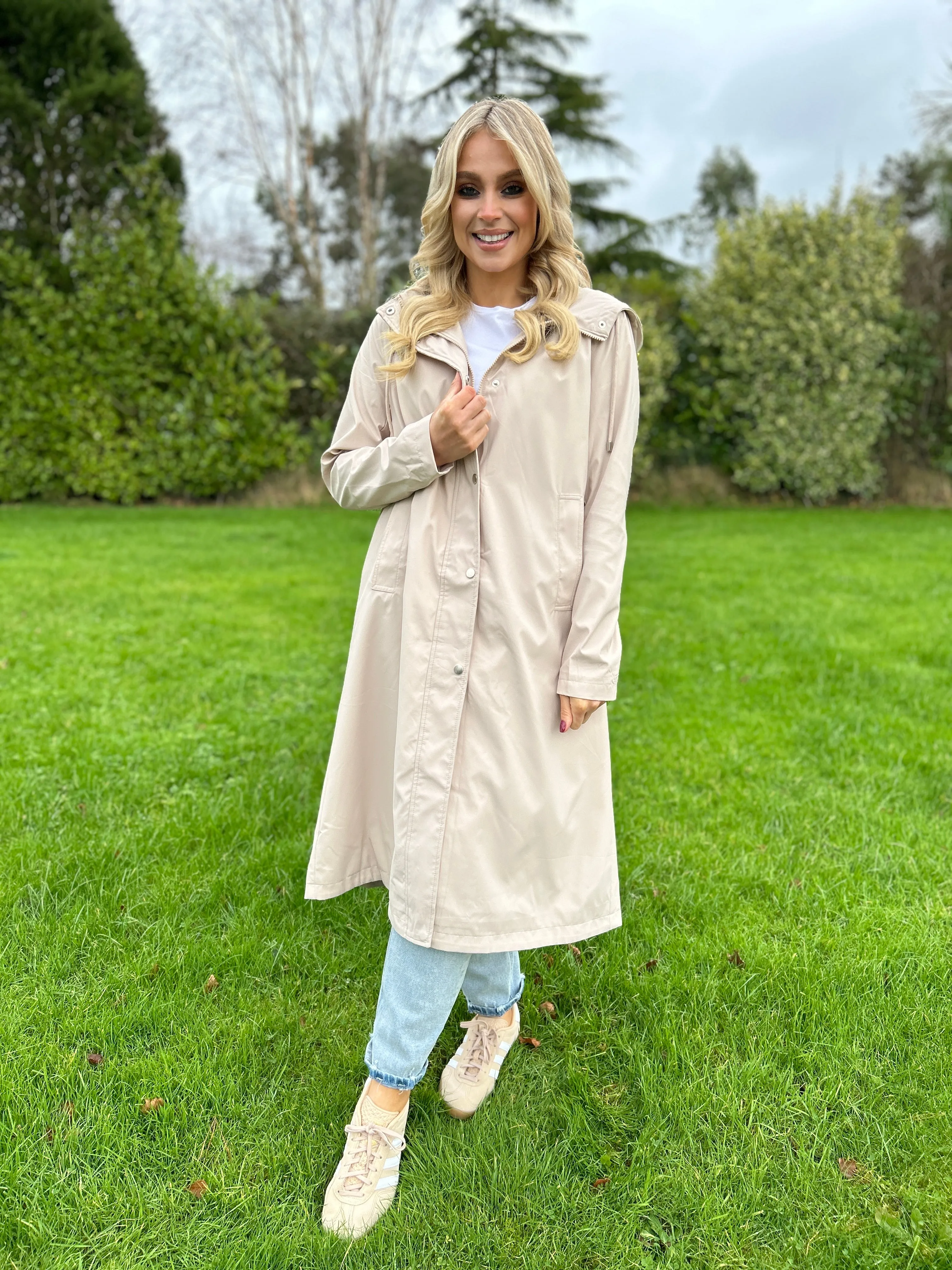 Angelique Natural Raincoat