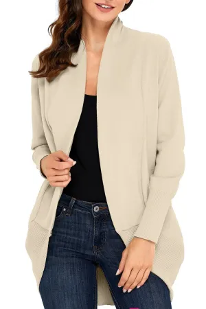 Apricot Super Soft Long Sleeve Open Cardigan