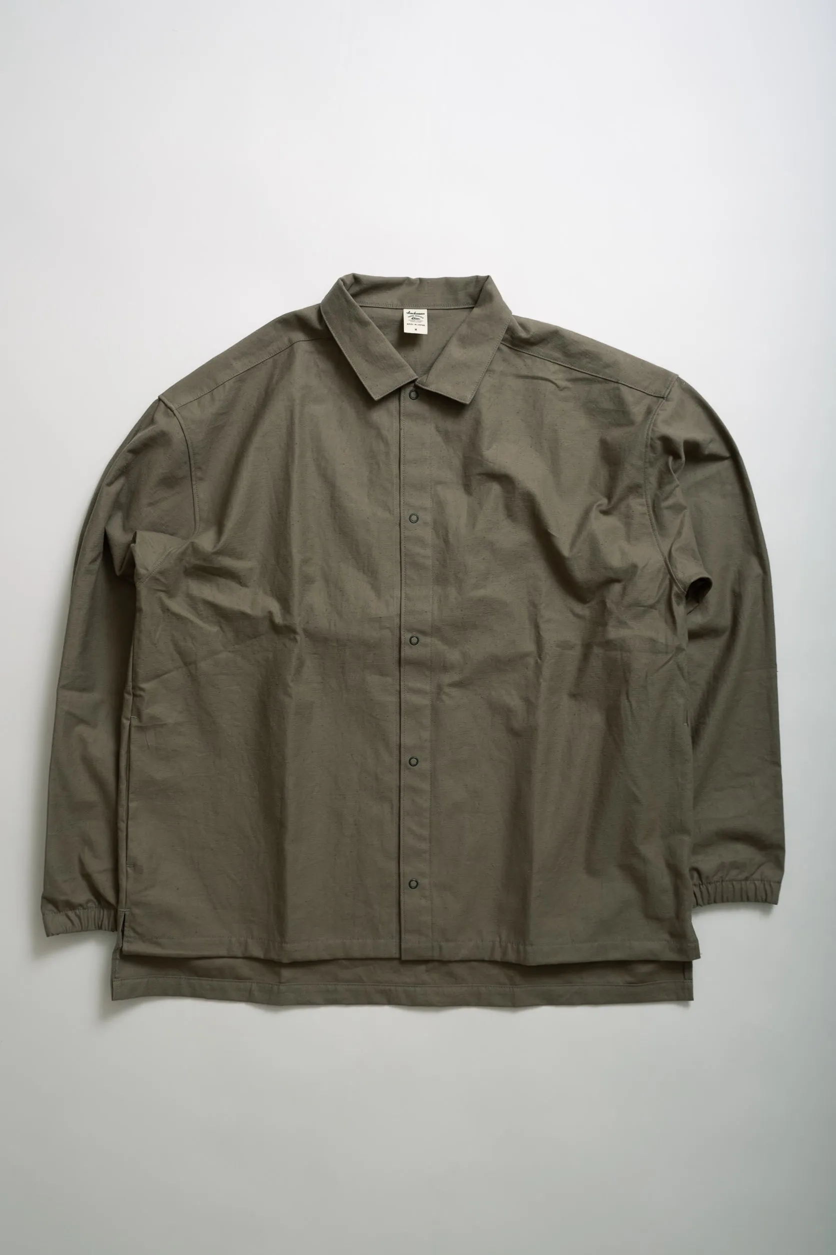 BACK NEP COACH SHIRT - SEPIA