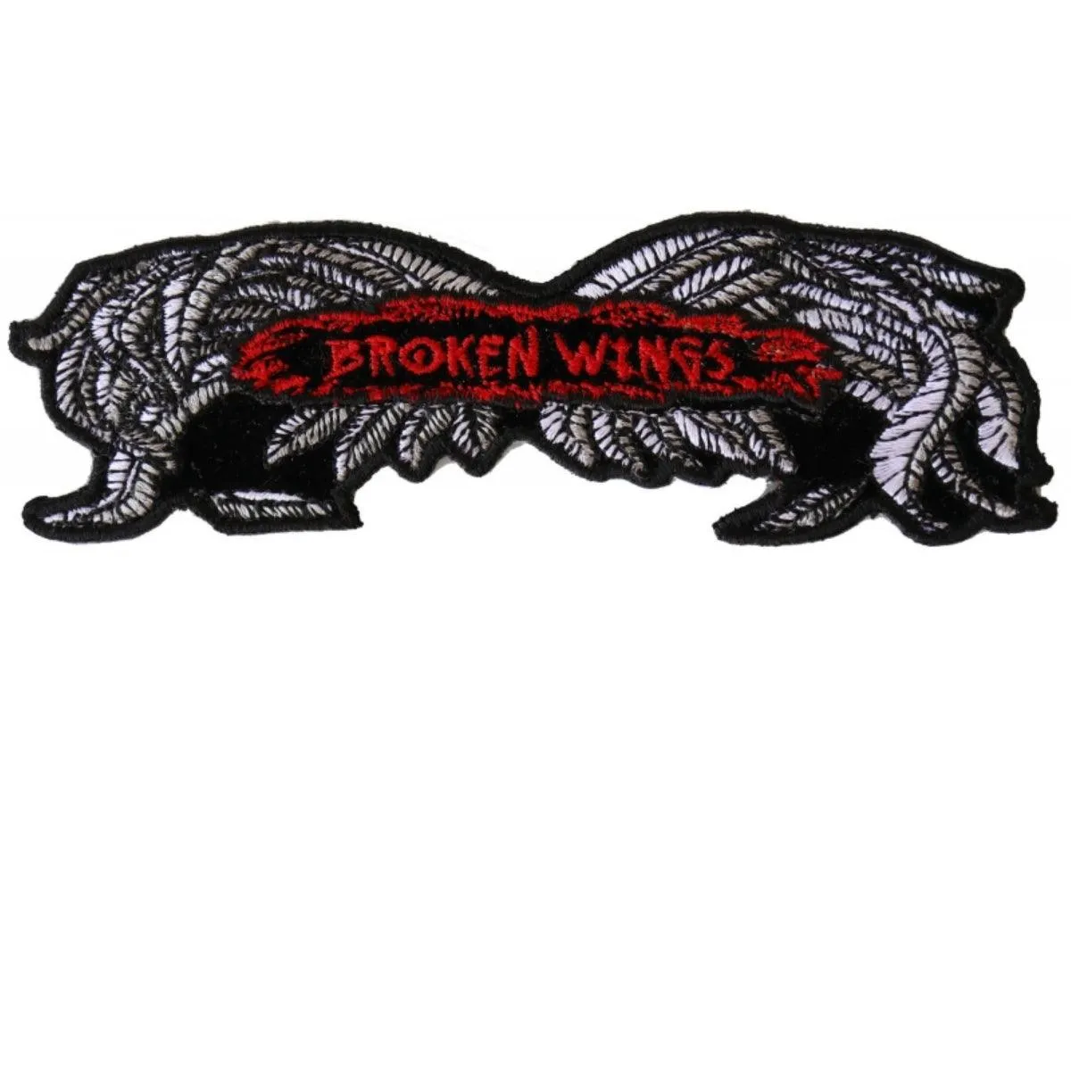 Daniel Smart Broken Wings Small Biker Patch, 5 x 1.75 inches