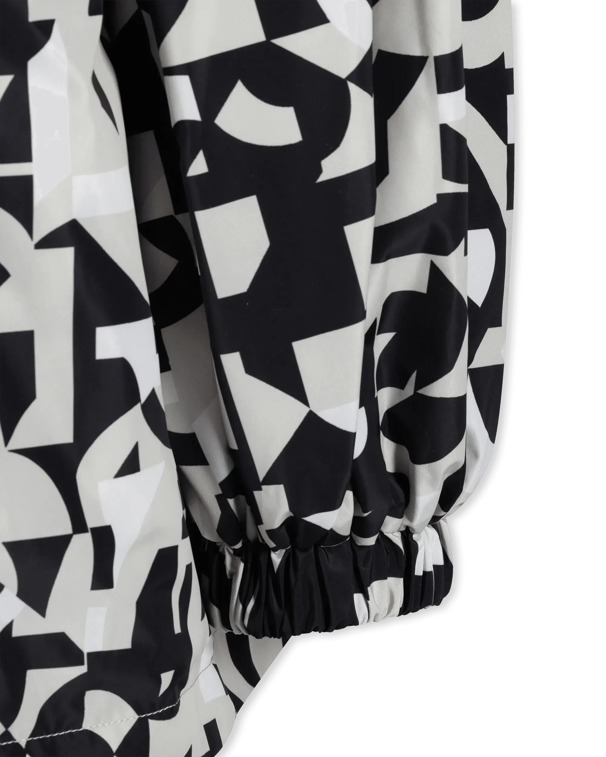 Delia Abstract Print Reversible Jacket