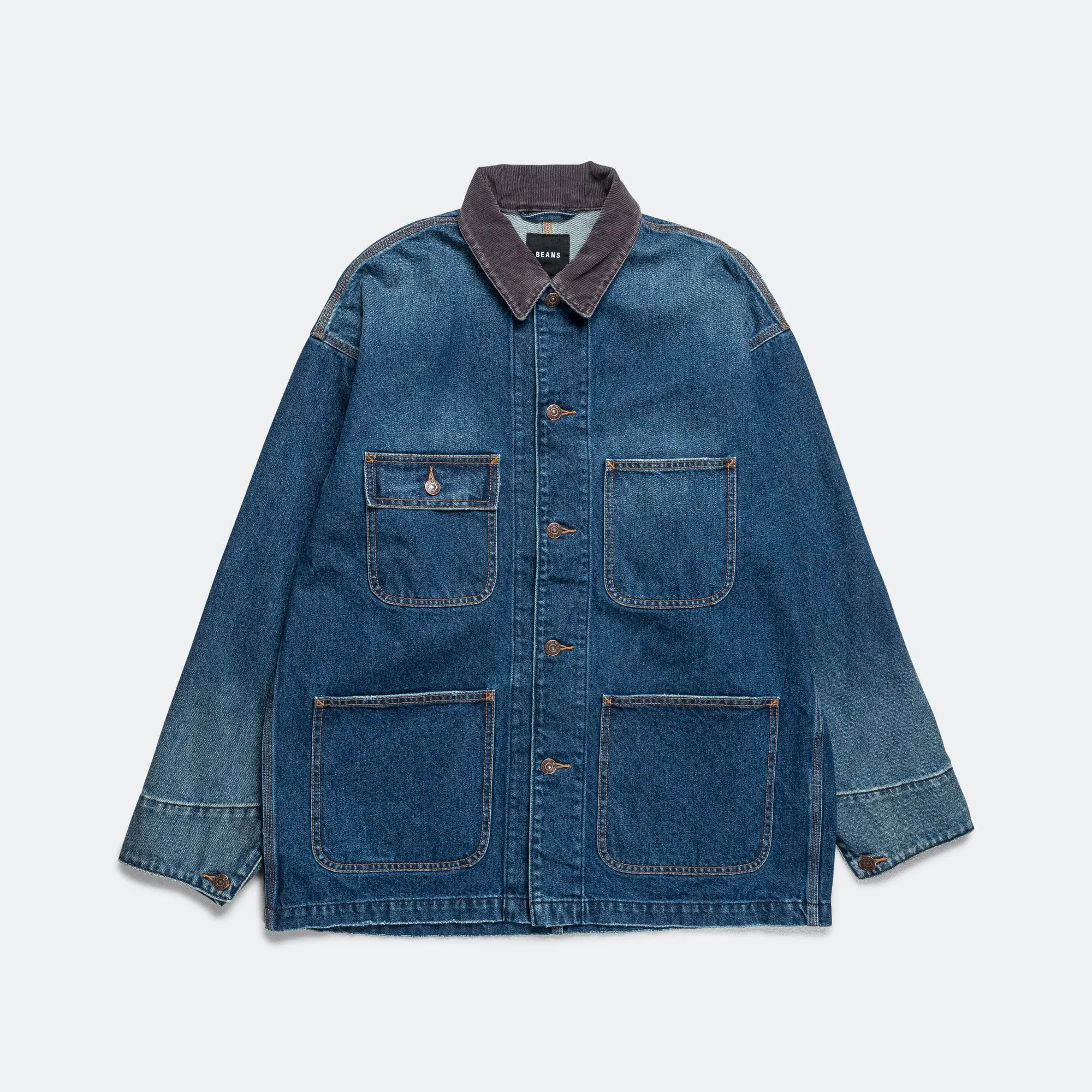 Denim Coverall Jacket - Indigo