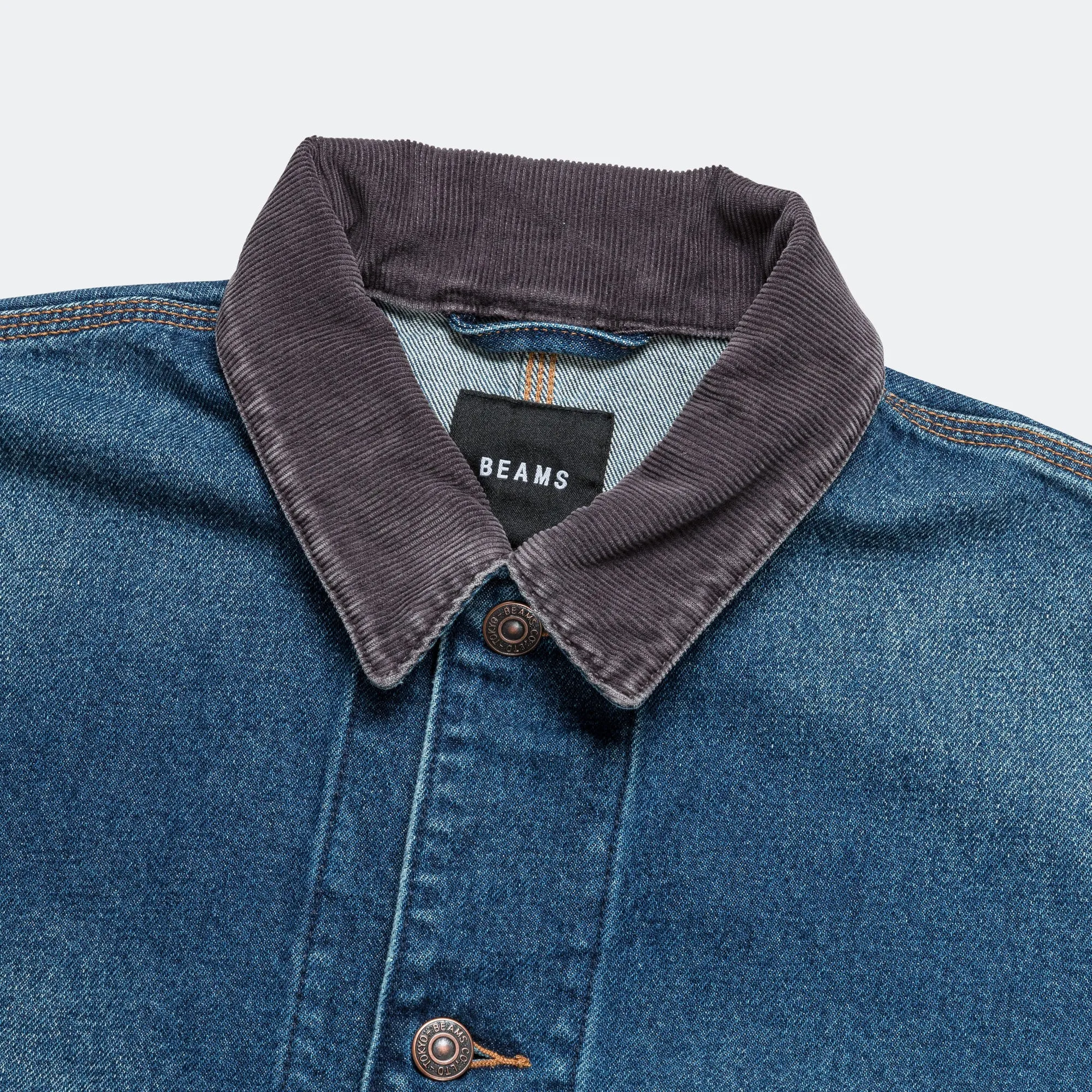 Denim Coverall Jacket - Indigo