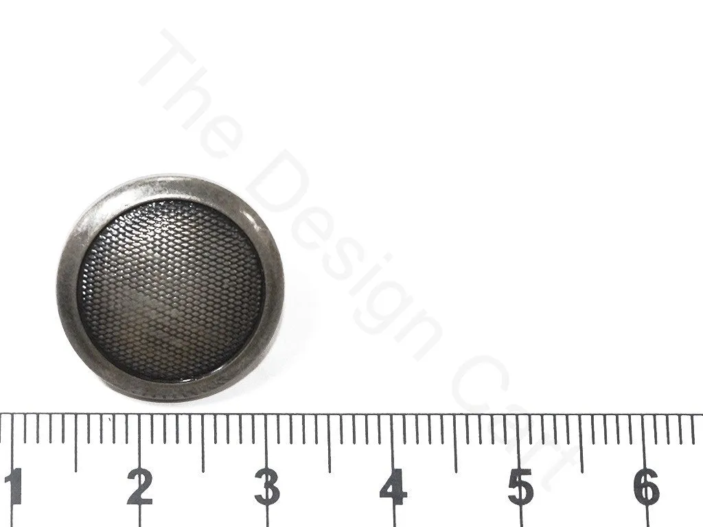 Dull Silver Textured Acrylic Coat Buttons