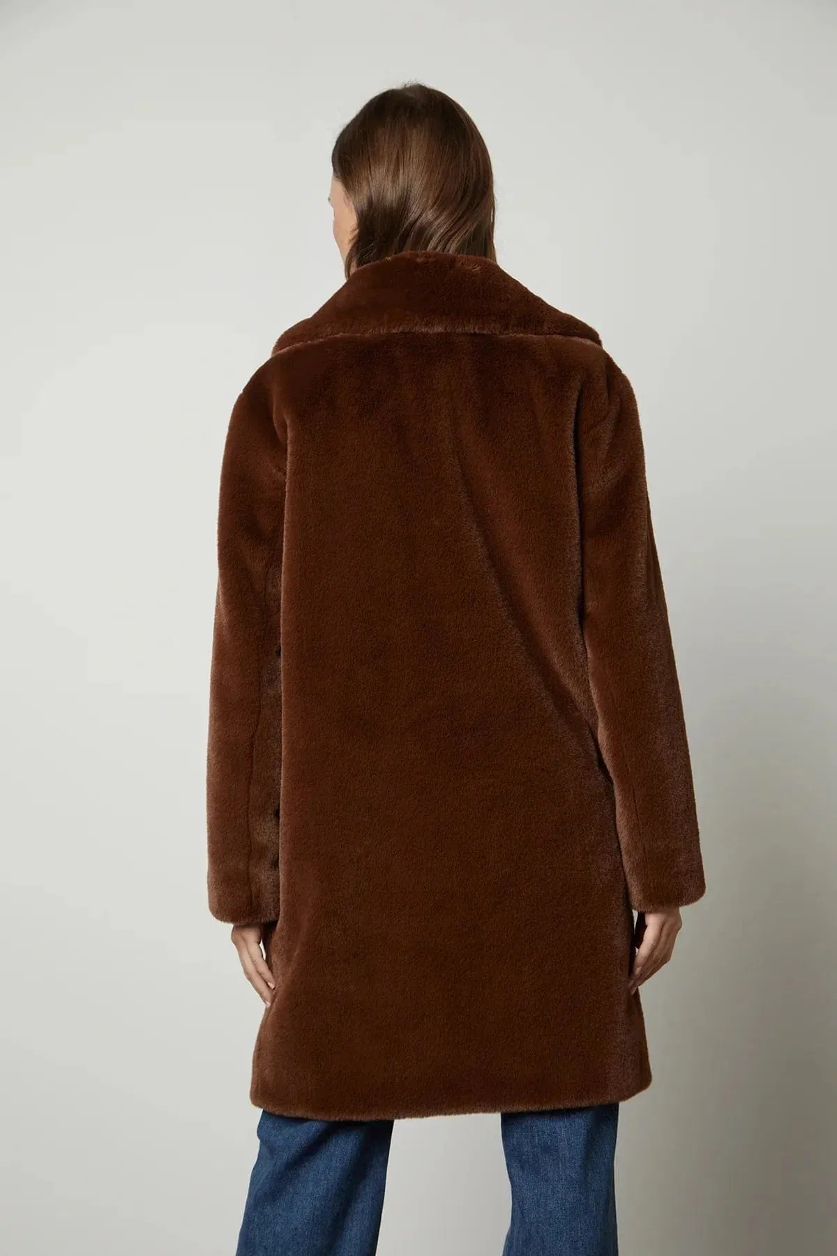 Evalyn Coat in brown