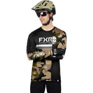 FXR ProFlex UPF Long Sleeve Offroad Jersey Camo/Black