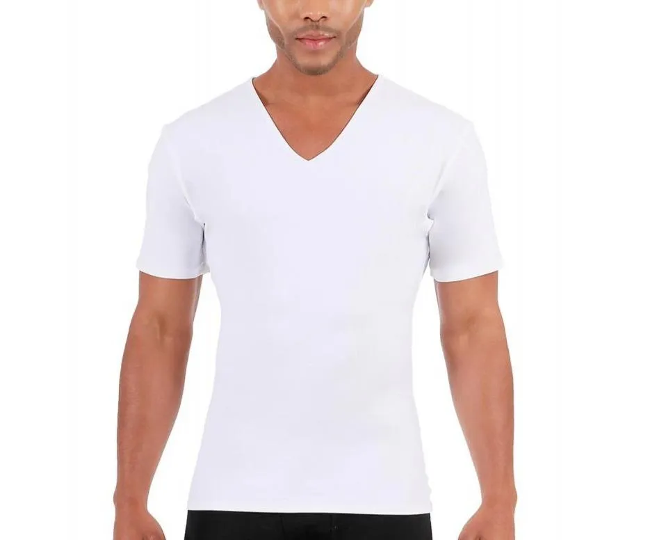 Insta Slim Medium Compression Short Sleeve V-Neck 2VAT001