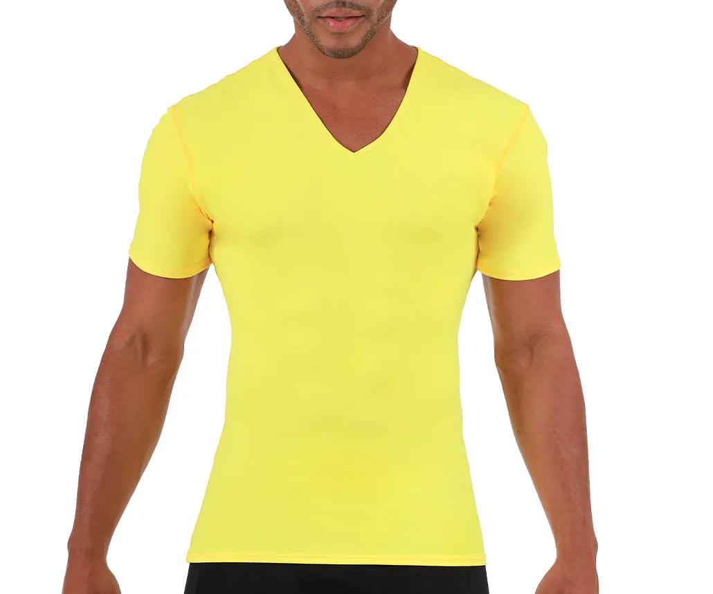 Insta Slim Medium Compression Short Sleeve V-Neck 2VAT001