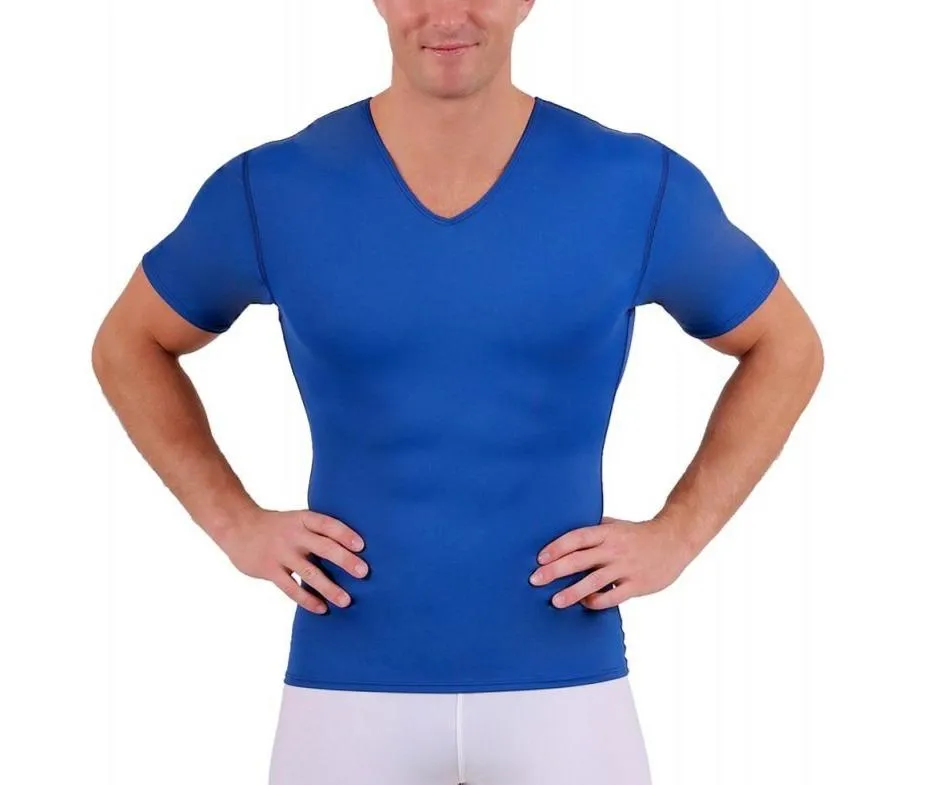 Insta Slim Medium Compression Short Sleeve V-Neck 2VAT001