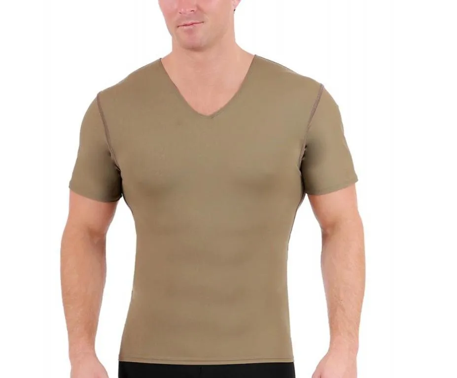 Insta Slim Medium Compression Short Sleeve V-Neck 2VAT001