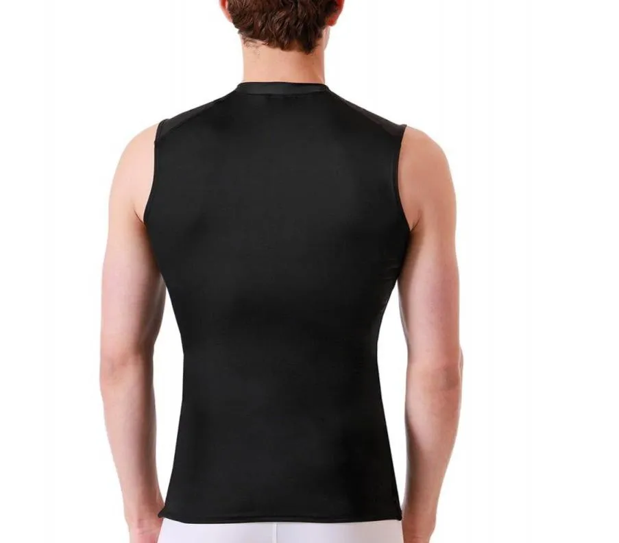 Insta Slim USA Compression Sleeveless High V-neck Shirt 2VAT013