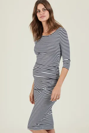 Isabella Oliver ARLINGTON STRIPED MATERNITY DRESS