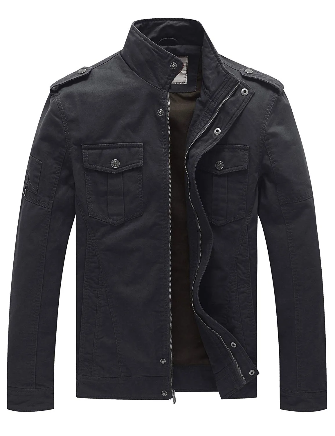 Men's Casual Cotton Military Jacket