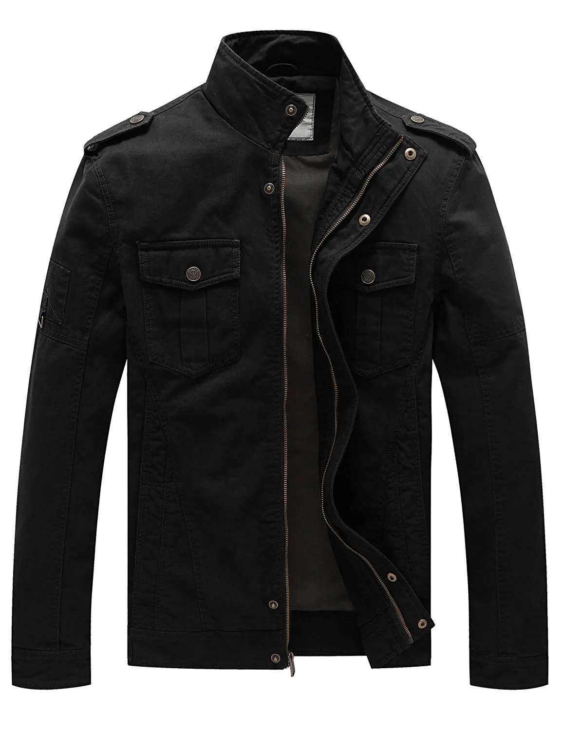 Men's Casual Cotton Military Jacket