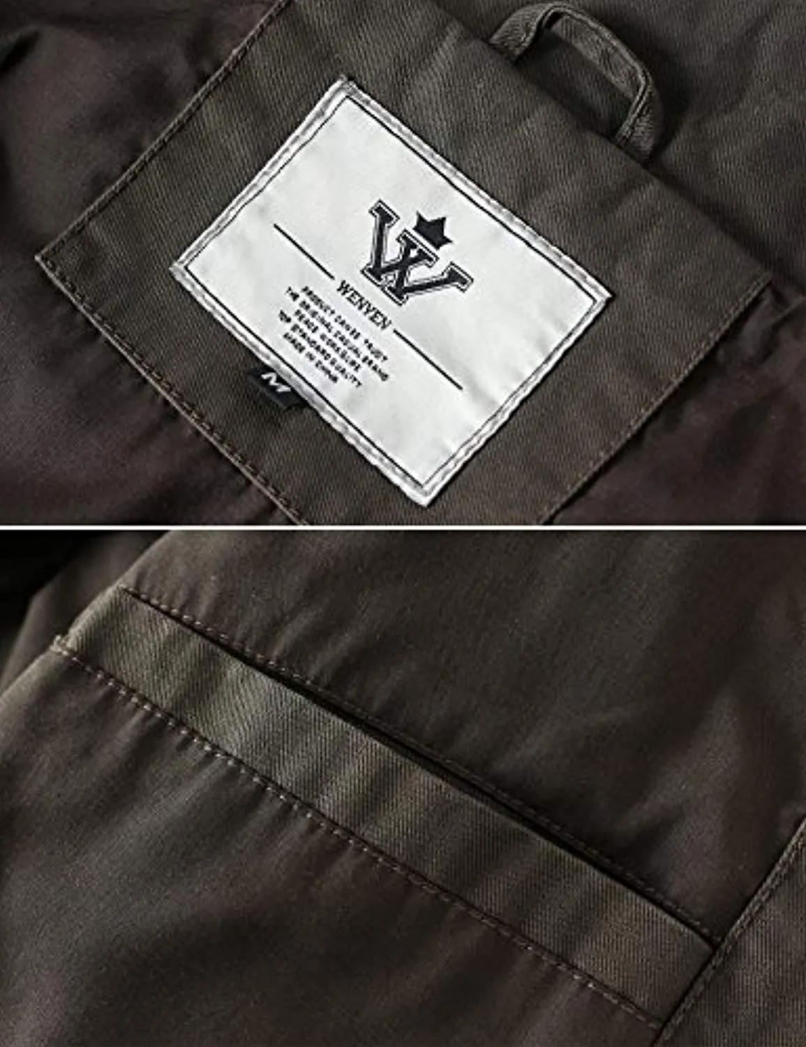 Men's Casual Cotton Military Jacket