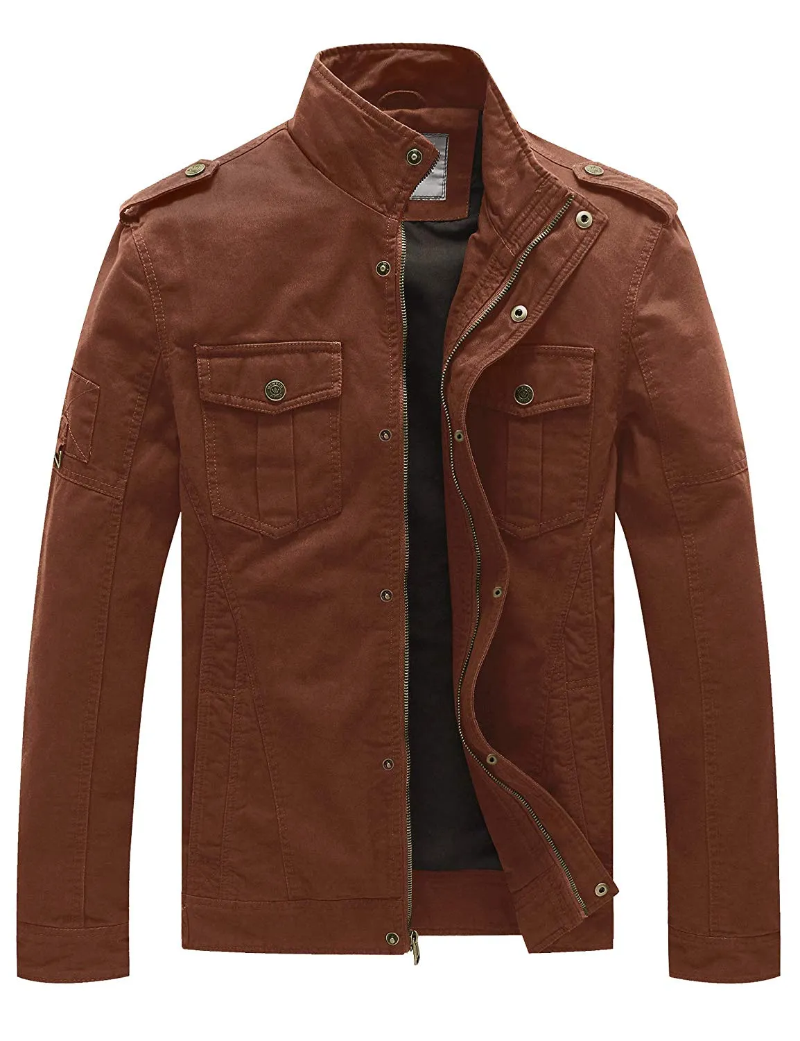 Men's Casual Cotton Military Jacket