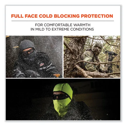 N-ferno 6823 Hinged Balaclava Face Mask, Fleece, One Size Fits Most, Lime, Ships In 1-3 Business Days