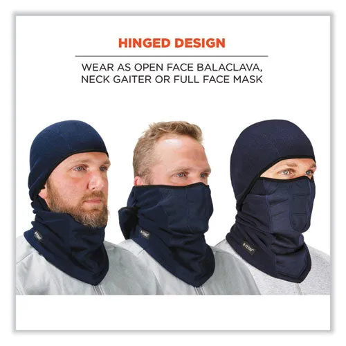 N-ferno 6823 Hinged Balaclava Face Mask, Fleece, One Size Fits Most, Navy, Ships In 1-3 Business Days