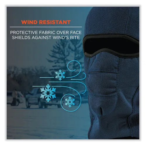 N-ferno 6823 Hinged Balaclava Face Mask, Fleece, One Size Fits Most, Navy, Ships In 1-3 Business Days