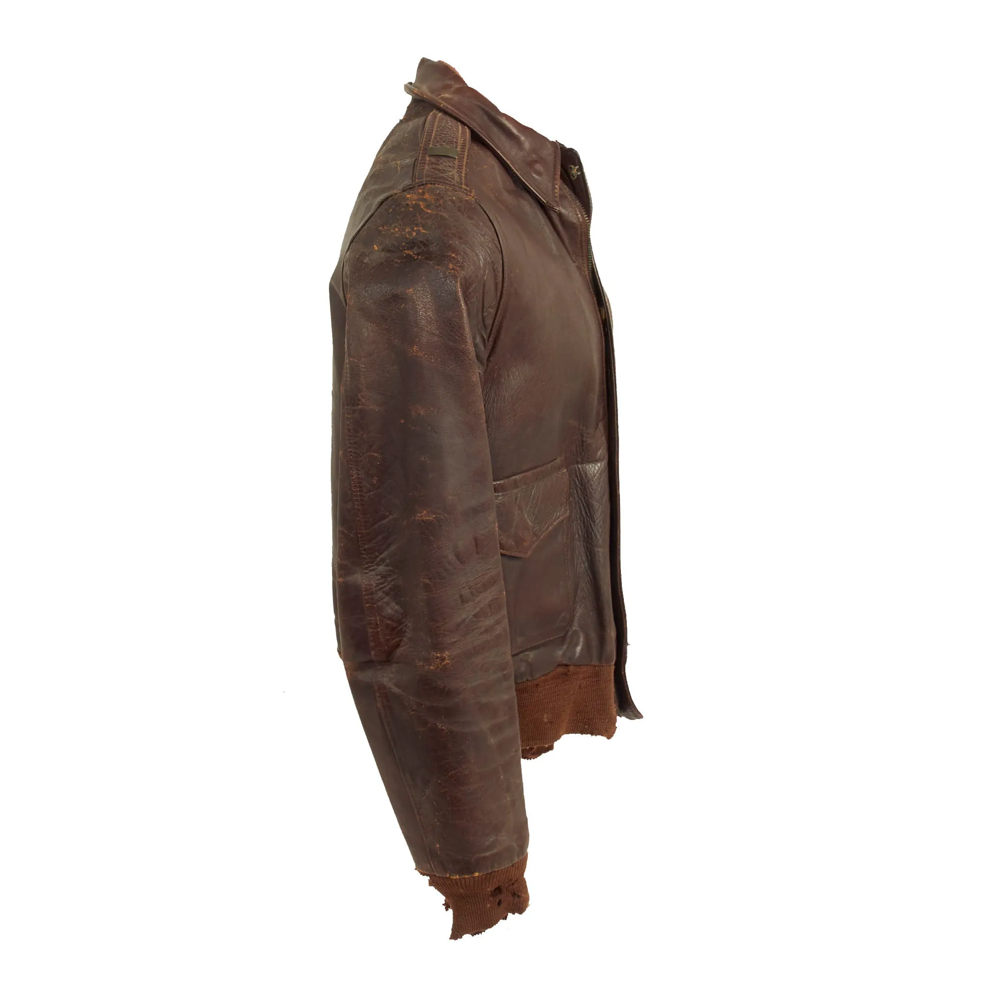 Original U.S. WWII Named A-2 Leather Flight Jacket - 83rd Bombardment Squadron, 12 Bombardment Group