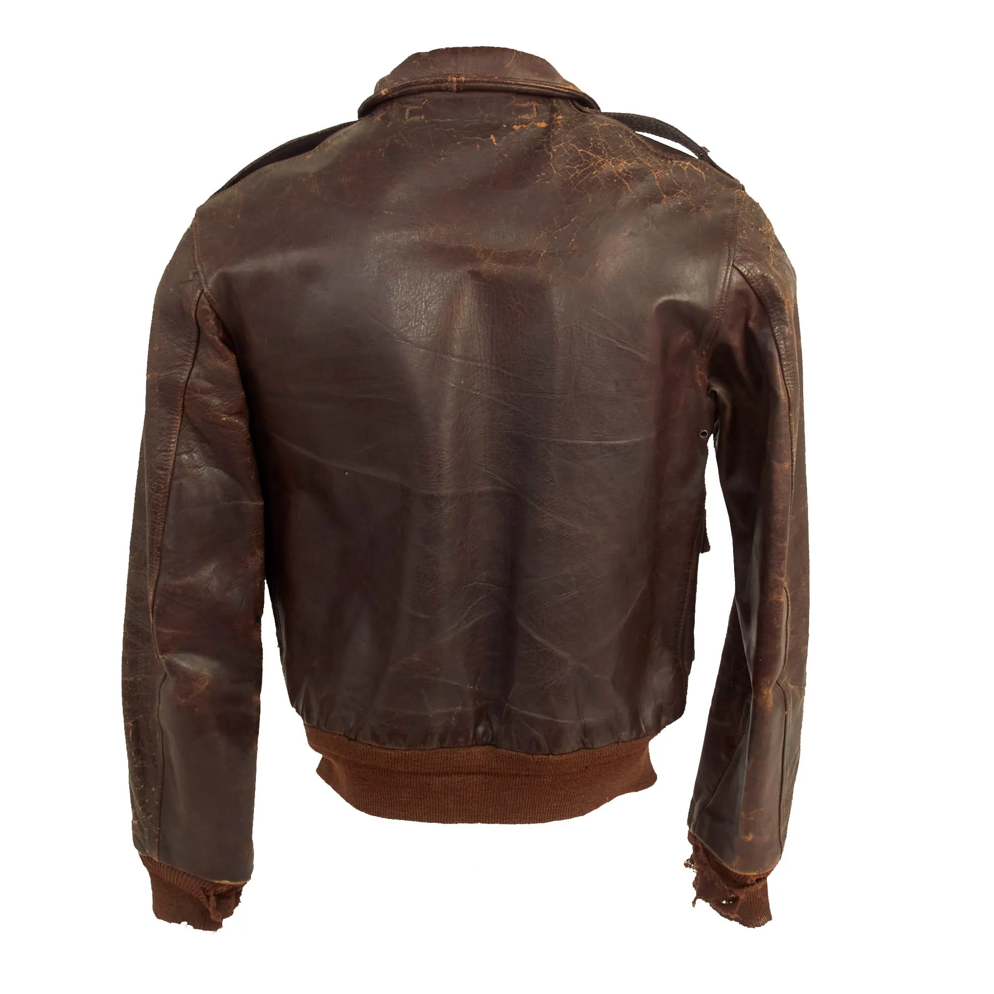 Original U.S. WWII Named A-2 Leather Flight Jacket - 83rd Bombardment Squadron, 12 Bombardment Group