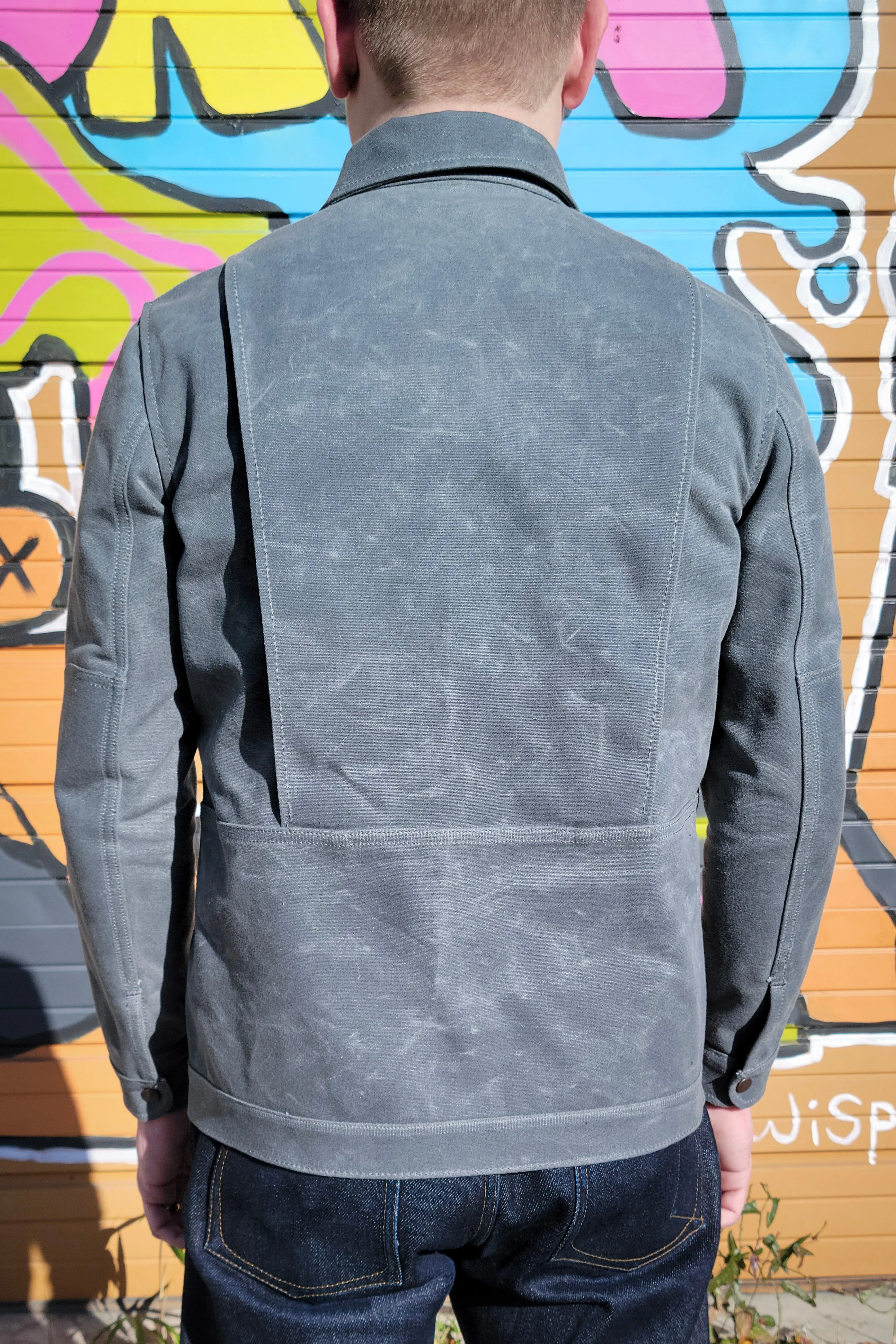 Ranger Jacket - 20oz. Slate Waxed Canvas Large