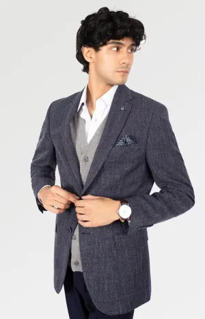 Sharp Zumrut Textured Navy