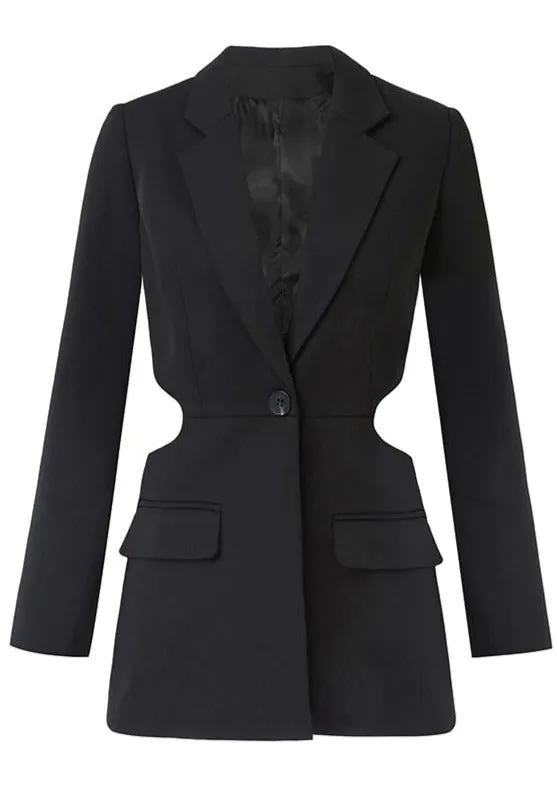 Side Cutouts Blazer