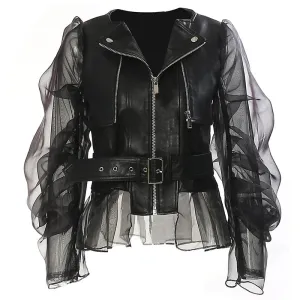 Women's Faux Leather Jacket